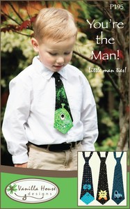 Vanilla House P195 You're The Man Little Man Ties
