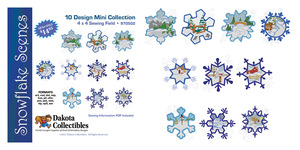Dakota Collectibles 970502 Snowflake Scenes  Designs 4X4  Multi-Formatted CD