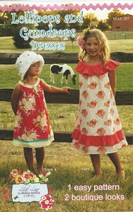 Lilac Lane Patterns LL207 Lollipops and Gumdrops Dresses sz 2T to 10yrs