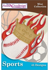 Anita Goodesign 143MAGHD Sports Embroidery Design Collection