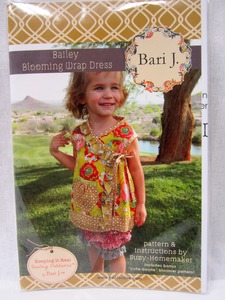Bari J. Bailey Blooming Wrap Dress Pattern and Instructions by Suzy-Homemaker Includes Bonus "Cutie-bootie" Bloomer Pattern Sizes 6mo-6yr