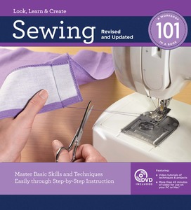 41111: Sewing 101 Book Revised Updated, Spiral Bound, 224Pg 500 Illustrations