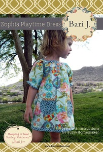 Bari J. Bailey Zophia Playtime Dress Pattern and Instruction by Suzy-Homemaker Size 6mo-6 Years