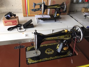 Flat Bed Sewing Machines & Cabinets