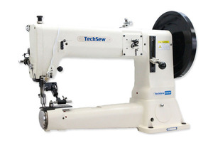 Techsew 5100SE 16.5" Cylinder Bed Leather Stitcher Machine and Space Saver Pedestal Stand