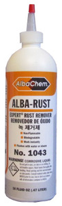 Albatross EXPERT 1043 Rust Spot Remover, 6 Pack 16 oz. Bottles