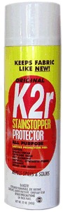 K2R 33401 Stain Stopper Fabric Protector 12 oz. Aerosol Spray Cans 6 Pack, Prevents Stains & Dirt Spots, Upholstery Blankets Pillows Tablecloths Shoes