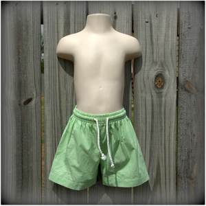 Embroidery Blanks Boutique Swim Trunks, Lime Green Size: 4T