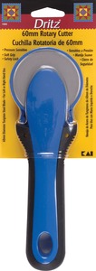 Dritz Kai 1060 60mm Rotary Cutter, Softgrip Handle, Tunsten Carbon Blade , ROTARY CUTTER 60MM