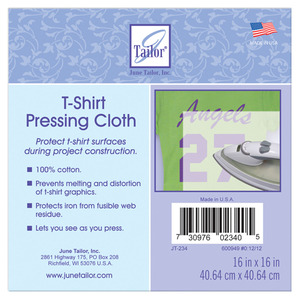 June Tailor JT234, 16x16" Pressing Cloth Protects T-Shirt Designs Prints