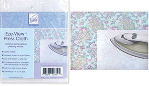June Tailor JT-232 EZE-View 14"x24" Cotton Pressing Cloth Protects Fabrics
