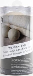 Dritz D82643, 100% Wool Dryer Balls Pack of 2 Use to soften and fluff your laundry. Toss into the dryer with your clothes, towels, sheets and blankets!