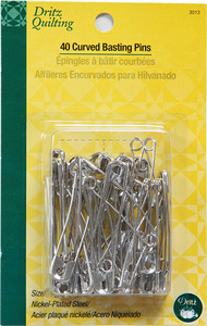 Dritz Quilting DL3013 120 Curved Safety Pins for Basting Etc 3 BOX03
