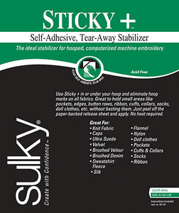 Sulky Sticky Plus Stabilizer, 21 x 5yds