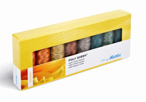 Mettler, PS83, Polysheen, Embroidery, Thread, Autumn, Gift Pack, 8 spools