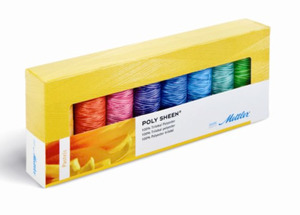 Mettler PS81 Polysheen 40wt Embroidery Thread Gift Pack Ombre Pastels, 8 Spools x 218 Yards