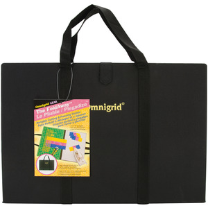 12"X18"   -CUTTING/PRESS STaTION, Omnigrid OG2103, The Fold Away Carry Storage Tote Bag and Handles +12X18 Gridded Cutting Mat, Non-Stick Pressing Surfaces