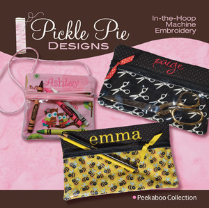 Pickle Pie Designs Peekaboo Collection Embroidery Designs CD