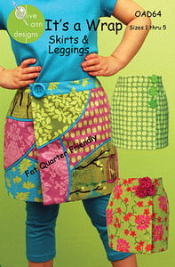 Olive Ann Designs It's A Wrap - Skirt & Leggings Sewing Pattern