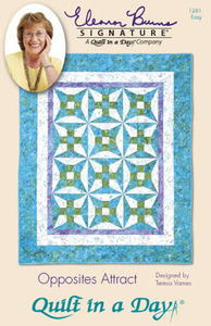 Quilt in a Day by Eleanor Burns Opposites Attract Sewing Pattern