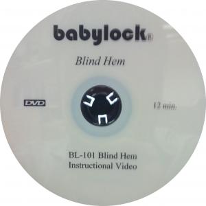 Babylock, (BH600, BL101, NLA), TBH, The Blind Hemmer, DVD Video, Machine Techniques, Only for, Blind Stitching. Prepare, Fold, Guide, Blind Hem, Fabrics, Same BH600, by Juki Co. Ltd. Japan