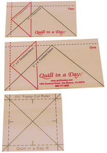 Quilt in a Day QD-2020, by Eleanor Burns Mini Flying Geese Ruler Set