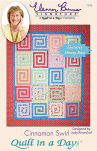 Quilt in a Day by Eleanor Burns Cinnamon Swirl Sewing Pattern