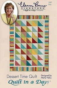 Quilt in a Day by Eleanor Burns Dessert Time Quilt Sewing Pattern
