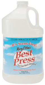 SCENT FREE-BEST PRESS GALLON, Mary Ellen Best Press Starch Gallon Refill Makes up to 8 x 16oz Bottles