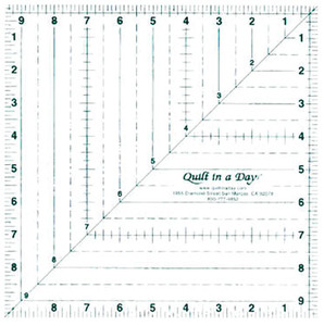 Quilt in a Day 6858A, 9-1/2" Square Up Quilting Ruler