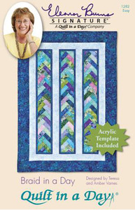 Quilt in a Day by Eleanor Burns Braid in a Day Pattern with Template
