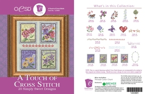 OESD 12346H A Touch of Cross-Stitch Design Collection Multiformat Embroidery Design CD