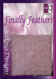 Kenny Kreations KKFFQ, Finally Feathers Quilt Multiformat Embroidery Design CD