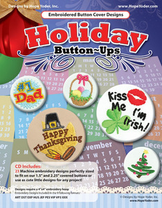 Hope Yoder HY7115 Holiday Button Ups 23 Designs Embroidery CD