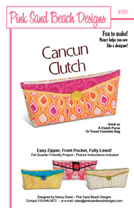 Pink Sand Beach Designs Cancun Clutch Pattern