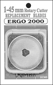 Martelli 7277-1 45mm Rep Blades 1 Pack For  Ergo 2000 Rotary Cutter
