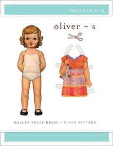 Oliver + S, Roller, Skate, Dress & Tunic, (5-12), Sewing, Pattern