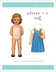 Oliver + S OS021MB2 Music Box Jumper Pattern Sewing Pattern Sizes 5-12