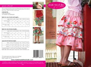 Marie-Madeline Studio M069 Gracie Ruffle Skirt Sewing Pattern