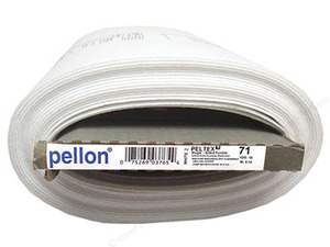 44252: Pellon PP71F Peltex Stabilizer 1-Side Fusible, 20" x 10yd Bolt