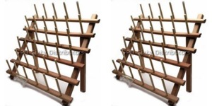 44535: P60680 2 Pack of 33 Spool Pins Thread Rack Stands, for 3000 Yard Cones