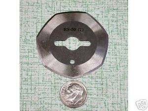 Birdie A-113-7 Heptagonal 7 Sided Replacement Knife Blade, 50mm or 2" Inch Diameter, for EWRS50 or  RS 50 Handheld Rotary Cutter