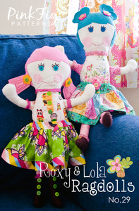 Pink Fig Patterns Roxy & Lola Ragdolls Sewing Pattern