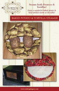 Legacy Patterns LEG9309 Baked Potato and Tortilla Steamer Circular Pocket Sewing Pattern