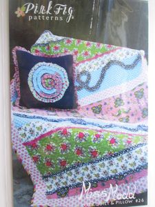 Pink Fig Miss Modd Cozy Quilt & Pillow Sewing Pattern