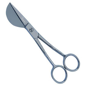 6 Left Hand Duck Bill Applique Scissors, Famore Cutlery 