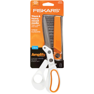 Fiskars 170820 8"  Heavy Duty scissors      -AMPLIFY SHEARS 8", Fiskars 170820 Amplify 8" Heavy Duty Craft Scissors Shears Trimmers
