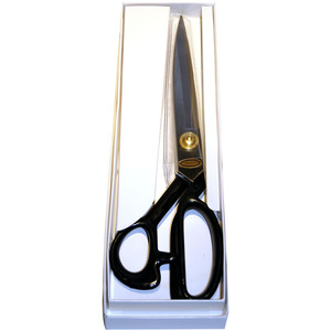 Sullivans SUL39855, Tailor Scissors, Bent Trimmers, Shears 12in Long, Stainless Steel, Adjustable Blade Tension, for sewing, quilting alterations