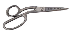 Wolff 9" All Metal Carpet Shears, Wolff, High, Leverage, Metal, Carpet, Shears, Bent, Handle, Bent Handle
