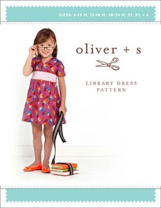 Oliver + S :Library Dress 6m-4
